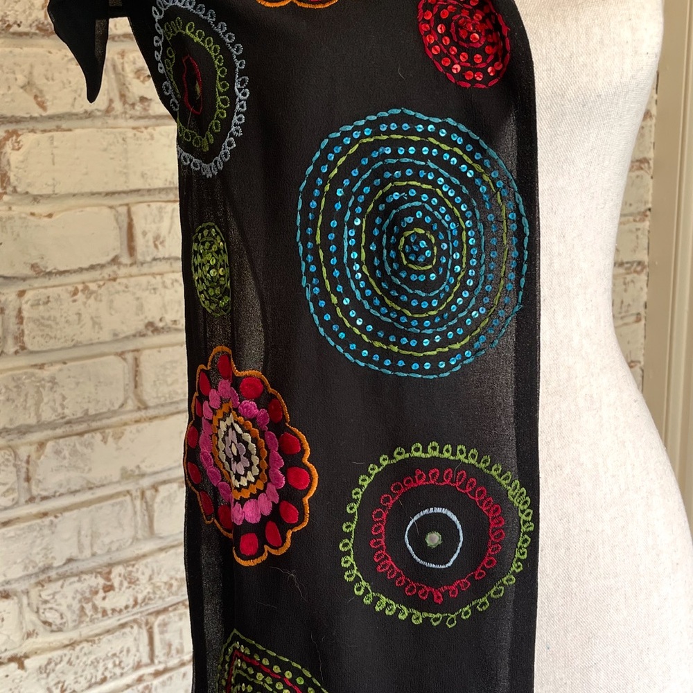 Colorful Patterned Scarf